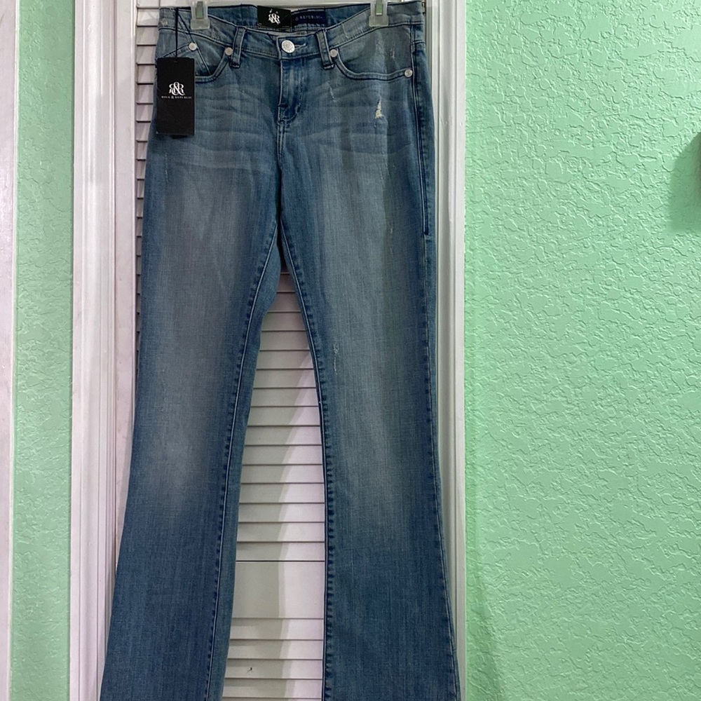 NWT Rock & Republic Women’s Blue Boot Cut Jeans 8